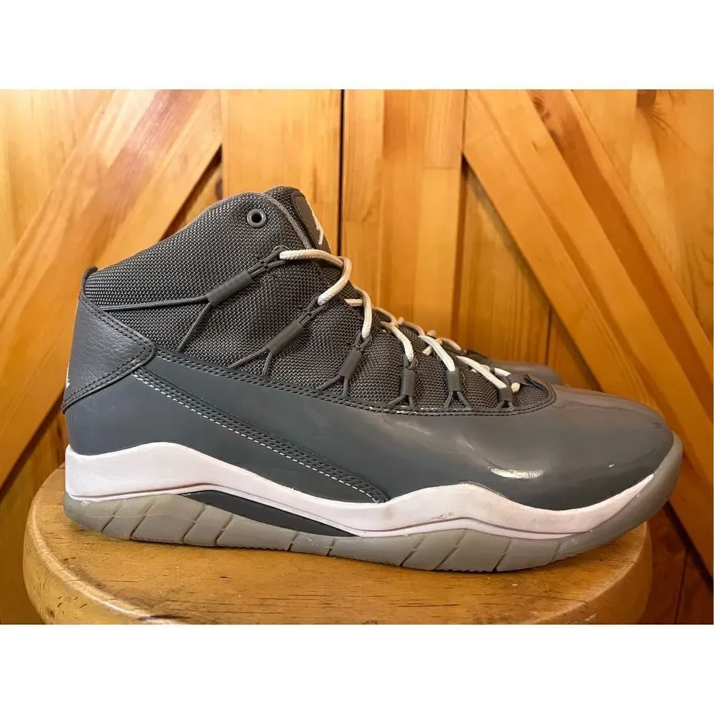 Jordan Prime Flight Premium 648723-003 Cool Grey White Wolf Supreme Mens Size 8